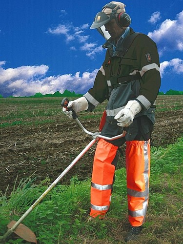 Beinschutz für arbeit - arbeit, mit