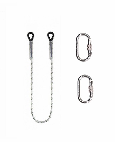 Halteseil 2 karabiner - halteseil,